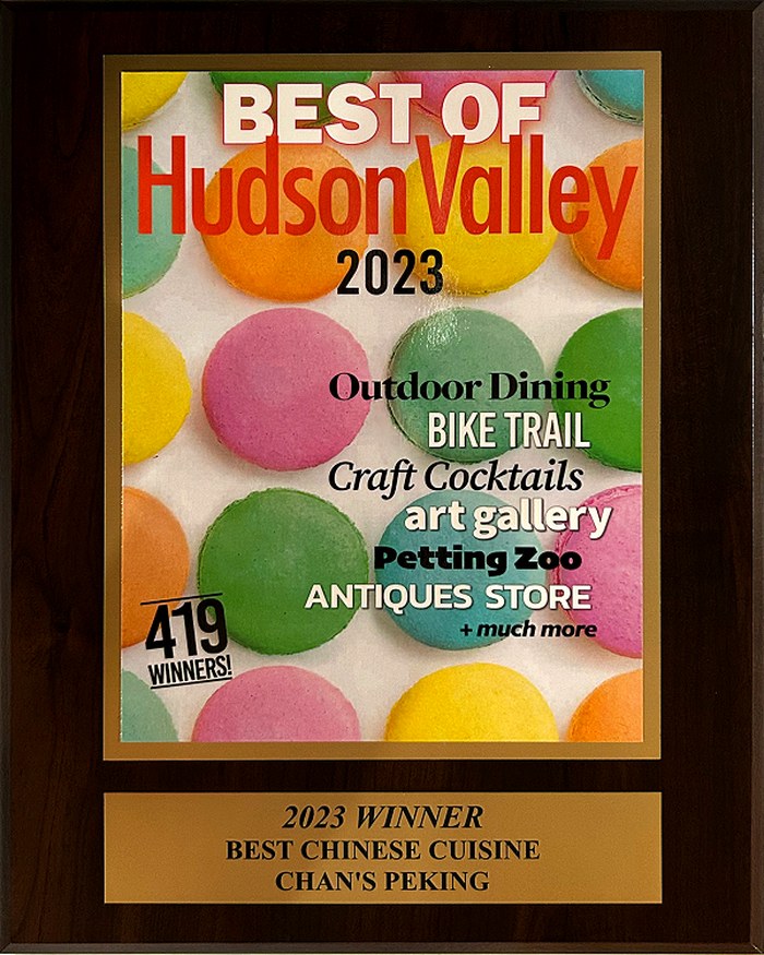 Hudson Valley Best of 2023 — Best Chinese Cuisine, Chan's Peking