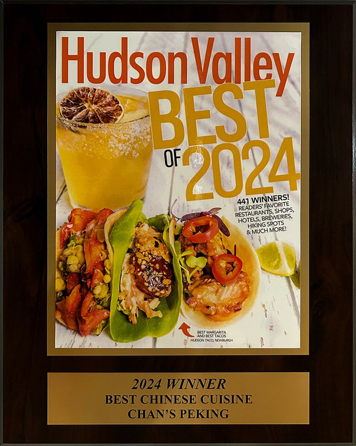 Hudson Valley Best of 2024 — Best Chinese Cuisine, Chan's Peking